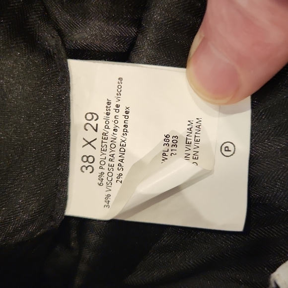 J.M. Haggar Black Classic Fit Dress Pants - Picture 6 of 8